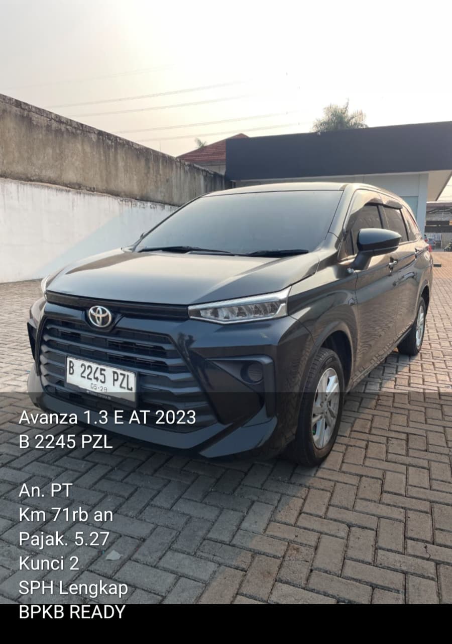 Toyota Avanza 1.3 E AT 2023 Grey